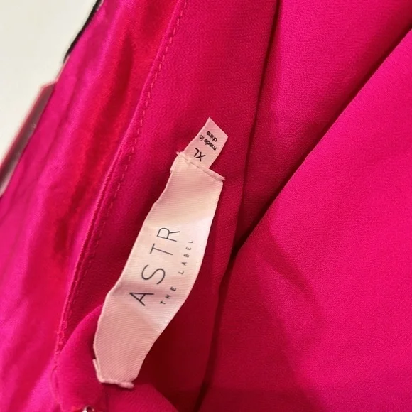 ASTR the label Women's Kazia Dress gold chain halter Size XL new with tag pink - Picture 8 of 12